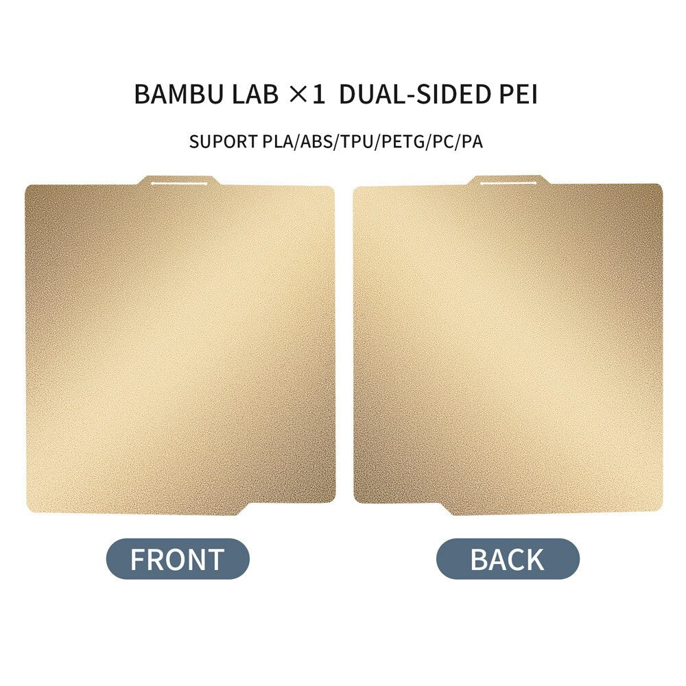 Doppelseitige Pei Plate 257X257mm kompatibel für Bambu Lab X1 und P1P