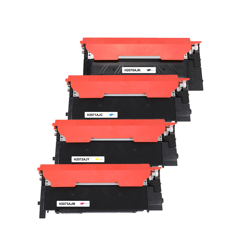 Toner kompatibel für HP W2070 / 1 / 2 / 3A(117A) color Laser 150 color Laser MFP 178series color Laser MFP 179series in C / K / M / Y