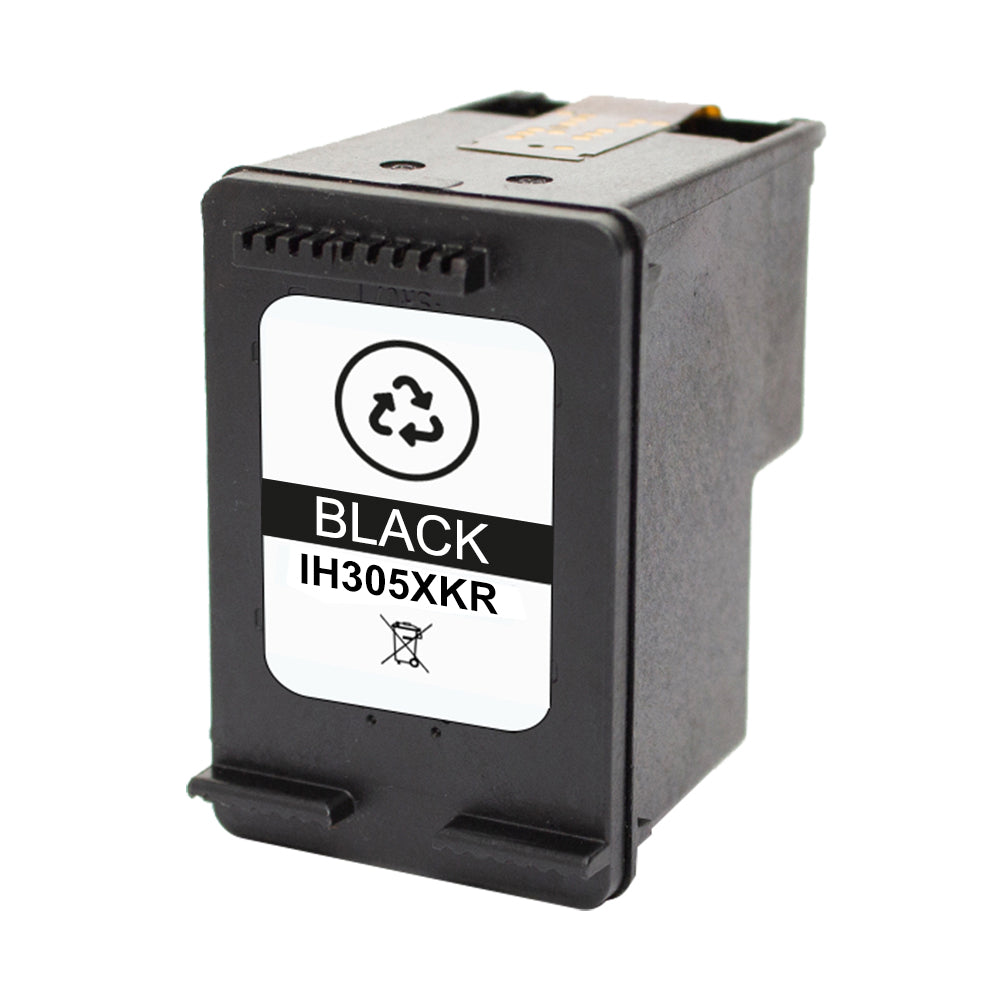 Tintenpatrone kompatibel für 305XLK HP Deskjet 2820e / 2823e / 4222e / 4220e / 2700 / 2730 / 4200 / 4134 / ;Hp Envy 6020 / 6022 / 6030 / 6032 / 6420 / 6422 / 6430 / 6432 in Schwarz