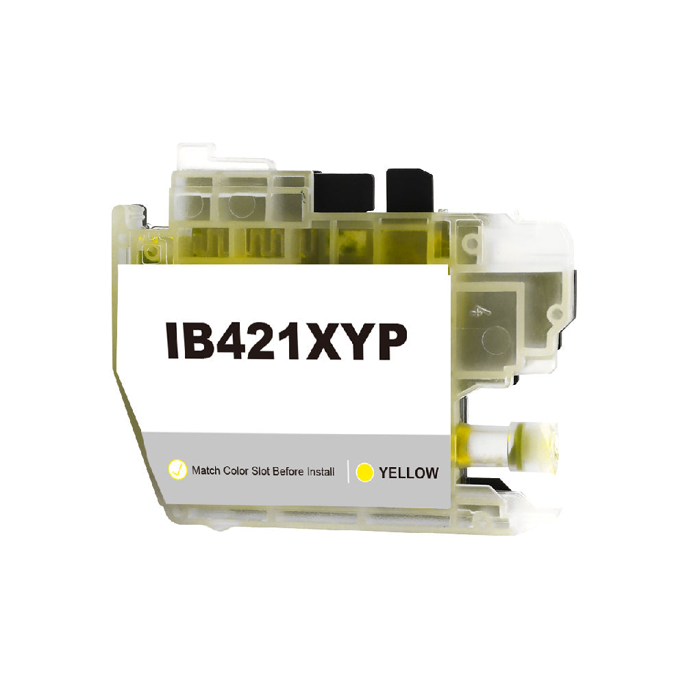 Tintenpatrone kompatibel für Brother LC421XLY DCP-J1050DW MFC-J1010DW DCP-J1140DW in Gelb