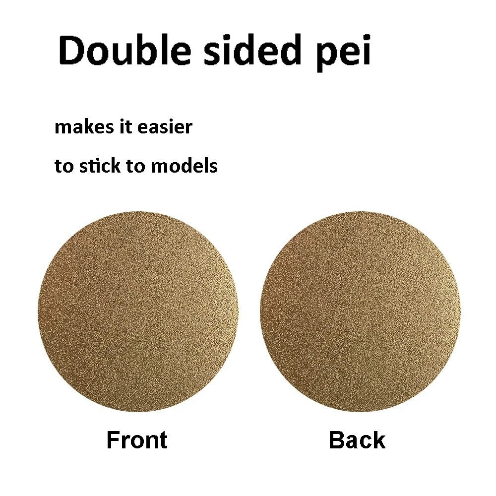 Delta Kossel 120 MM Pei Plate rund + magnetischer Auflage