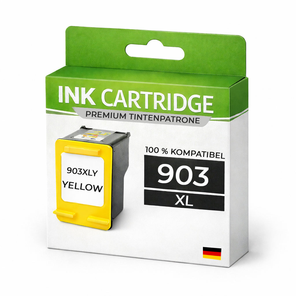 Tintenpatrone kompatibel für HP 903XLY(T6M11AE) OfficeJet Pro 6950 / 6951 / 6954 / 6956 / 6958
OfficeJet Pro 6960 / 6962 / 6968 / 6970 / 6974 / 6975 / 6978 / 6979 in Gelb
