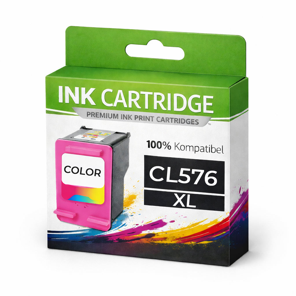 Tintenpatrone kompatibel für Canon CL576 Pixma TS3550i / 351i TR4750i / 4751i in C / M / Y