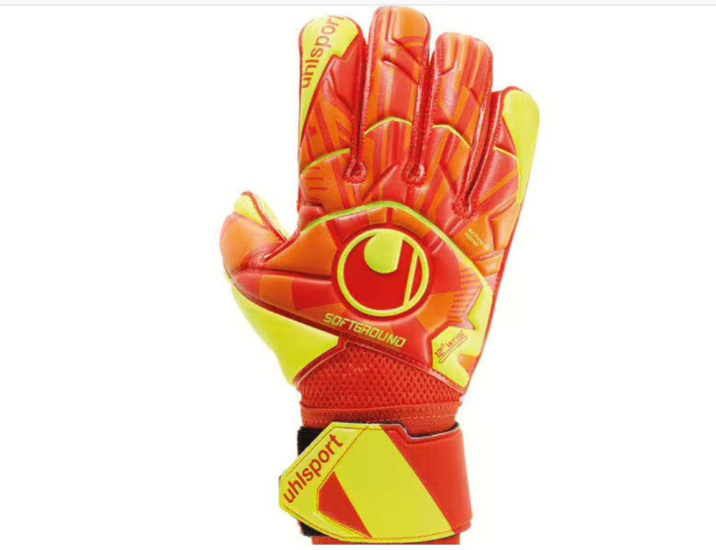 UHLSPORT Torwarthandschuhe DYNAMIC IMPULSE Softground / Absolutgrip Handschuhe Größe 9: Softground