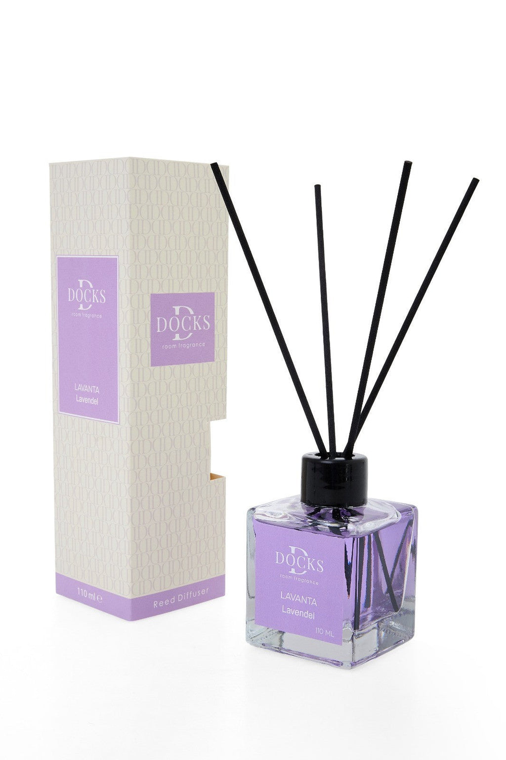 2x Set DOCKS Raumduft Stäbchen Lufterfrischer Duftstäbchen LAVENDEL 220ml