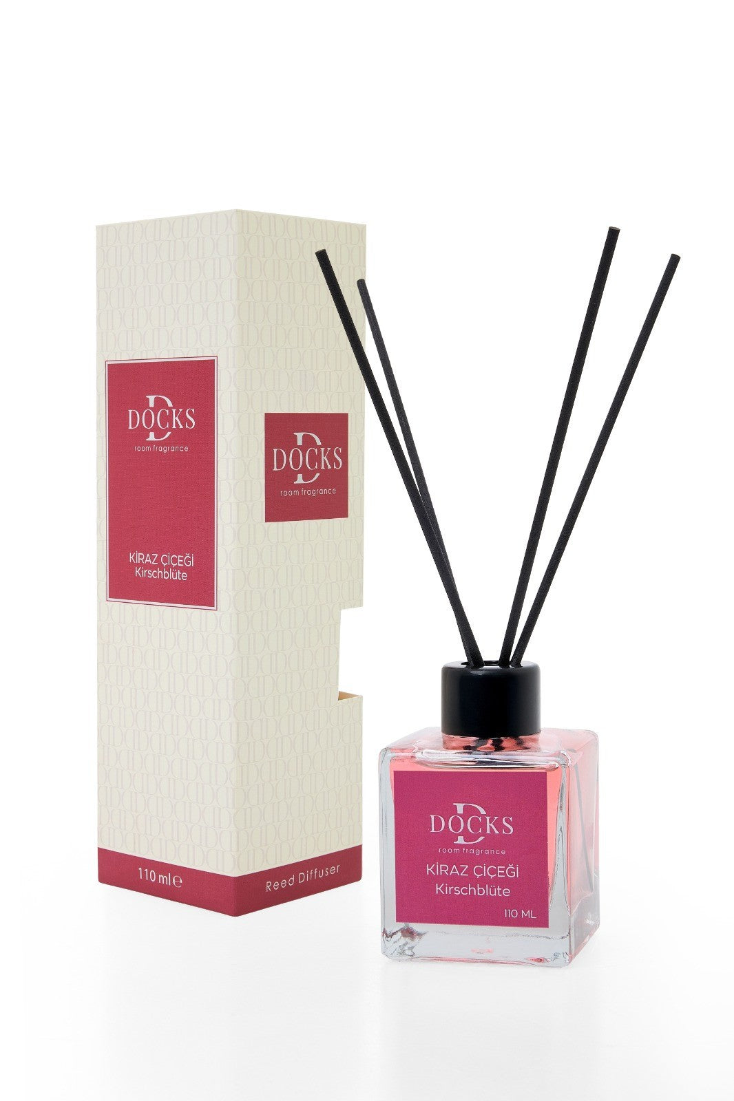 2x Set DOCKS Raumduft Stäbchen Lufterfrischer Duftstäbchen KIRSCHBLÜTE 220ml