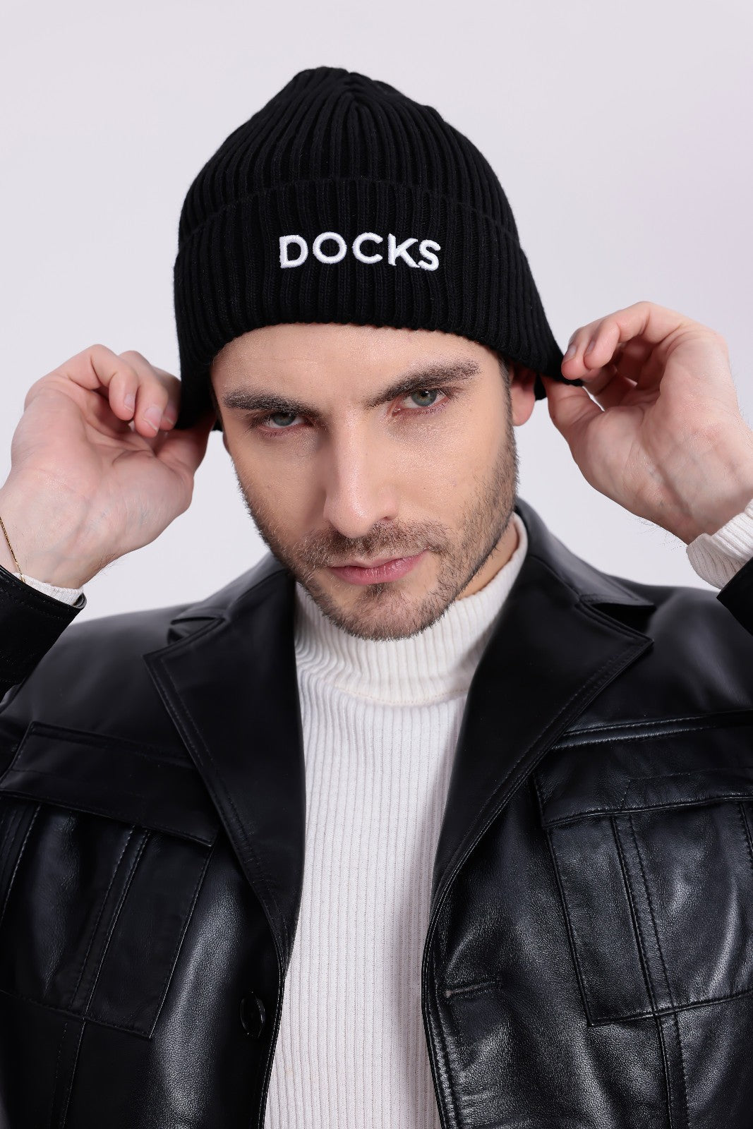 Mütze Beanie Wintermütze Strickmütze Sportmütze Warme Mütze Unisex schwarz