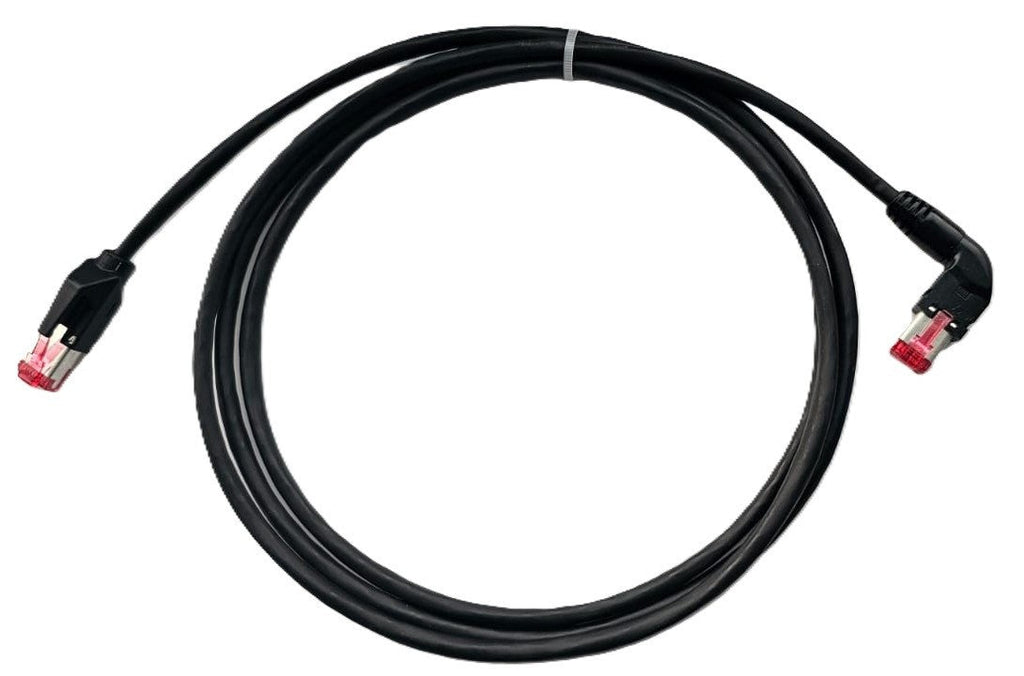 2m Netzwerk Ethernet Kabel 90°Rechts Winkel CAT6 S / FTP Patchkabel RJ45 DSL LAN