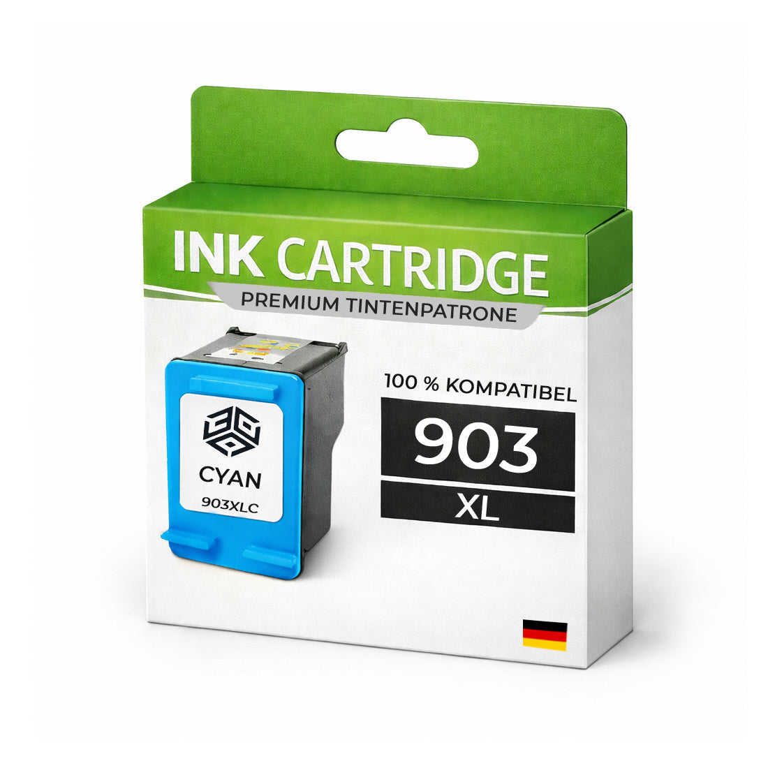 Tintenpatrone kompatibel für HP 903XLC(T6M03AE) OfficeJet Pro 6950 / 6951 / 6954 / 6956 / 6958
OfficeJet Pro 6960 / 6962 / 6968 / 6970 / 6974 / 6975 / 6978 / 6979 in Cyan