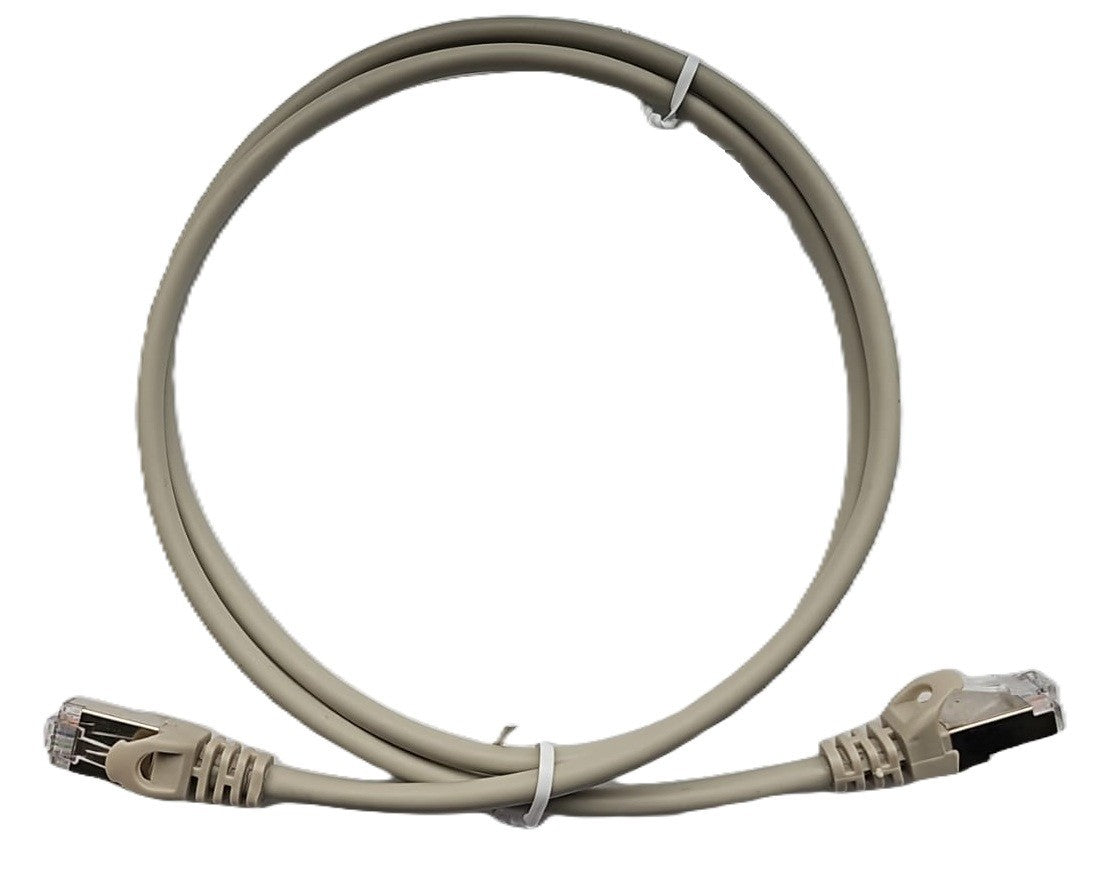 CAT6 Kabel S / FTP Patchkabel RJ45 DSL LAN Netzwerk Ethernet Kabel grau 1m- 15m 10 m