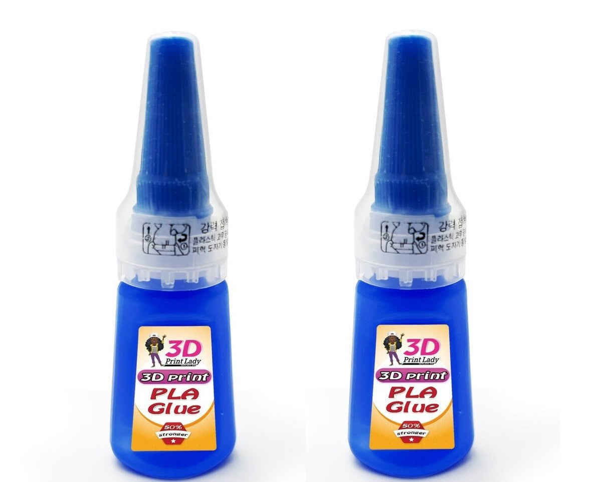2er Pack 3D Drucker Kleber Kunstoff Sekundenkleber für kleben von 3D Objekten