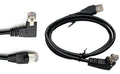 Netzwerk Ethernet Kabel 90°Links Winkel 80cm CAT6 S / FTP Patchkabel RJ45 DSL LAN