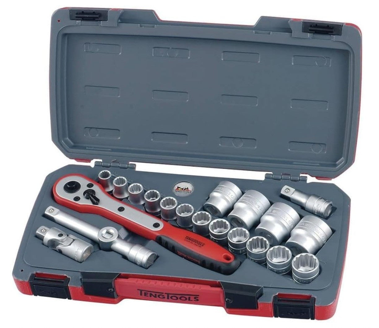 TENG T1221 Metrische Steckschlüssel-Satz 21 Stück 1 / 2in Laufwerk