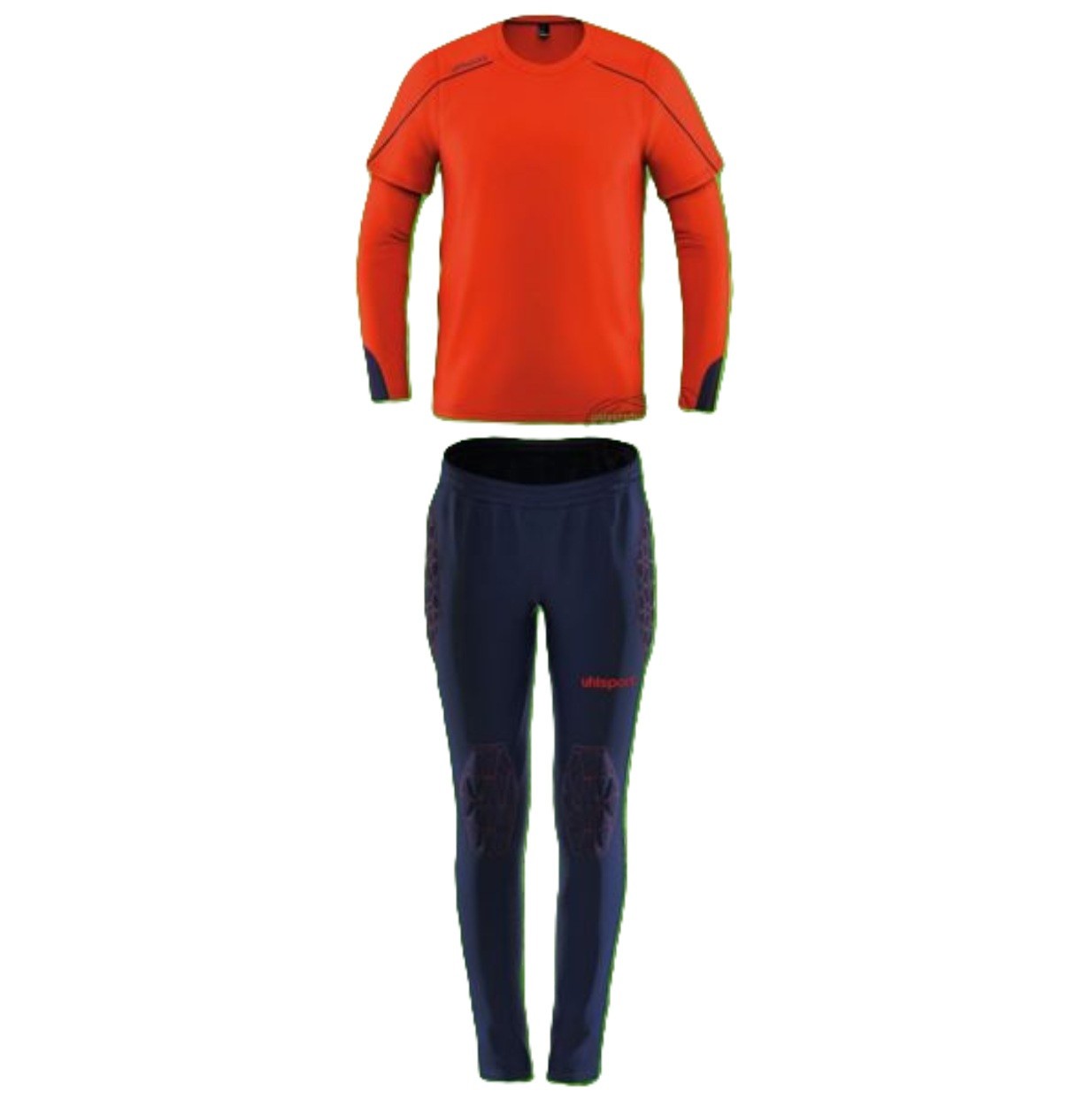 Original Uhlsport Torwart-Set Kinder Fußball Torwarttrikot G:116–164 Mehrfarbig