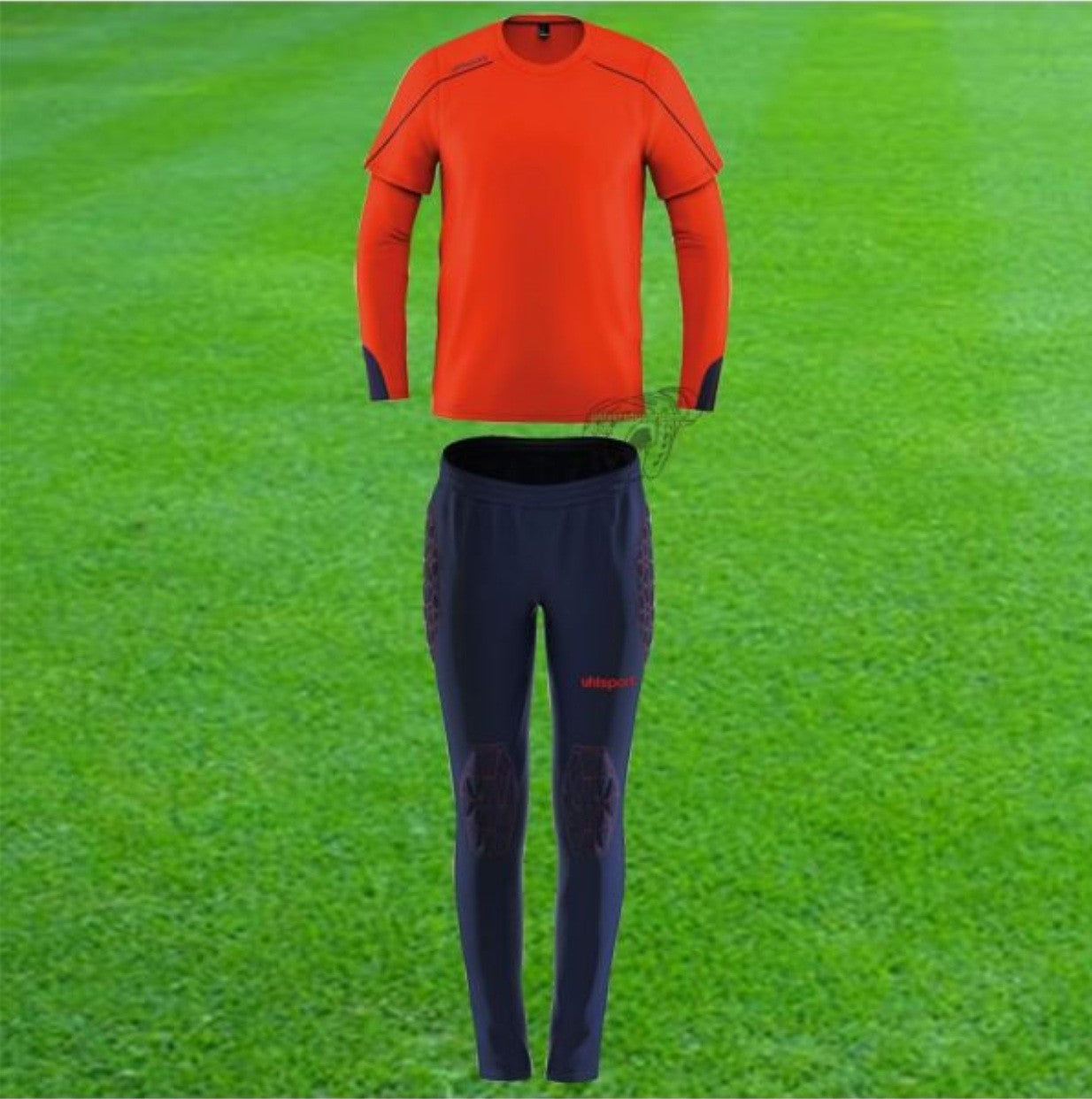 Original Uhlsport Torwart-Set Kinder Fußball Torwarttrikot G:116–164 Mehrfarbig