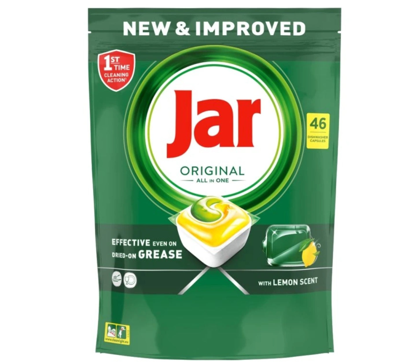 Original JAR Geschirrspülmittel All In 1 Caps Spülmaschinentabs 46 Stück