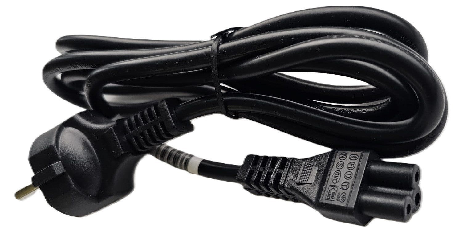 Netzkabel 1,8m Stecker Kabel Monitor Screen Laptop Notebook 3-polig Stromkabel