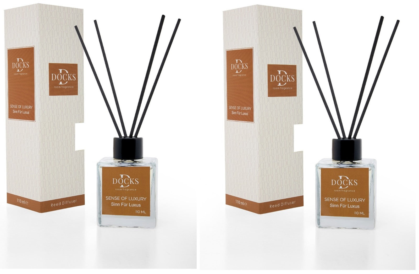 2x Set DOCKS Raumduft Stäbchen Lufterfrischer Duftstäbchen SENSE OF LUXURY 220ml