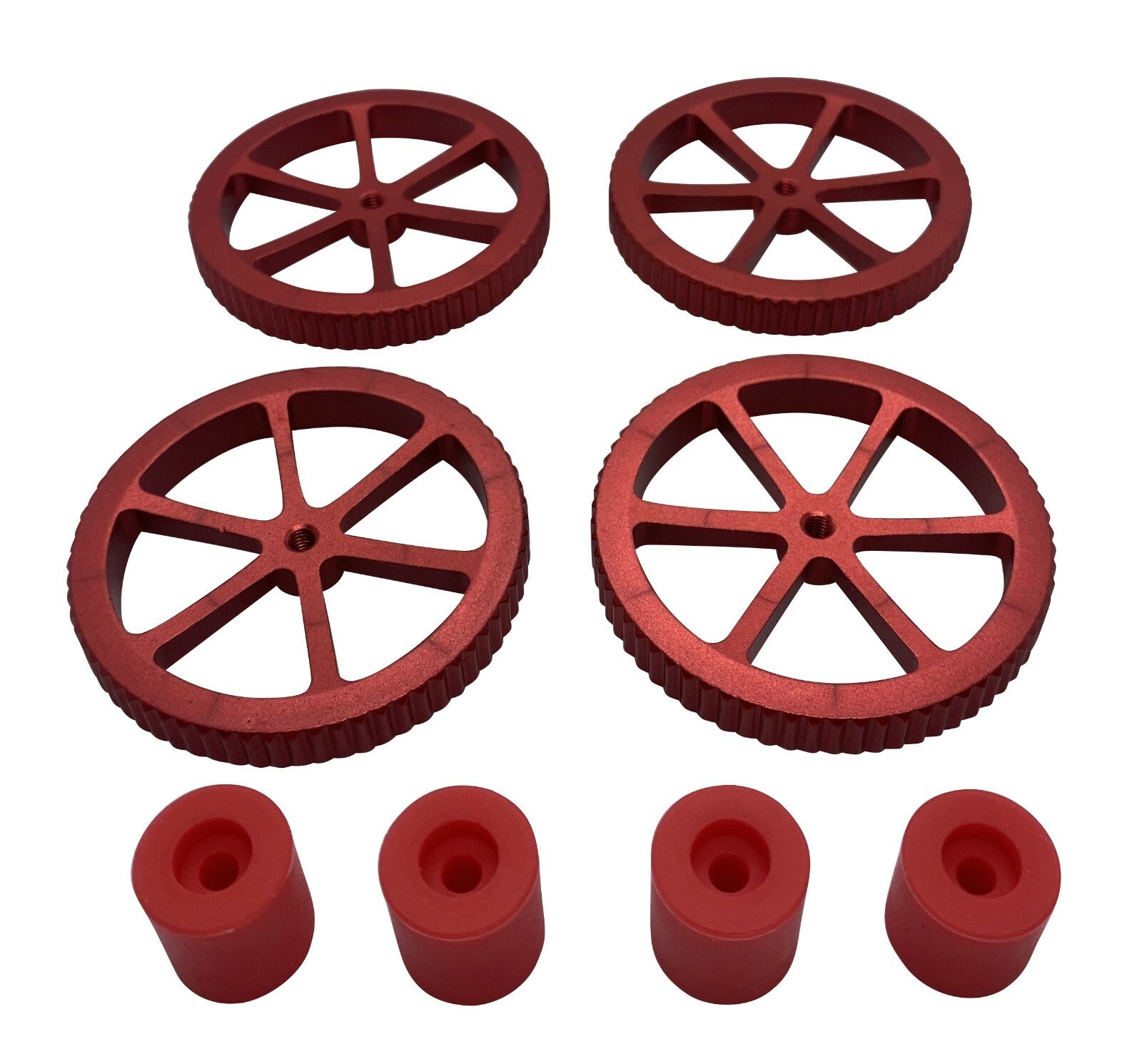 Silikon Dämpfer + Verbesserte Nivelliermutter Upgrade für Ender 3 / 3 Pro V2