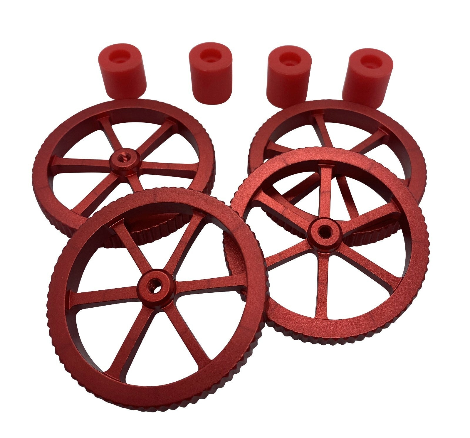 Silikon Dämpfer + Verbesserte Nivelliermutter Upgrade für Ender 3 / 3 Pro V2