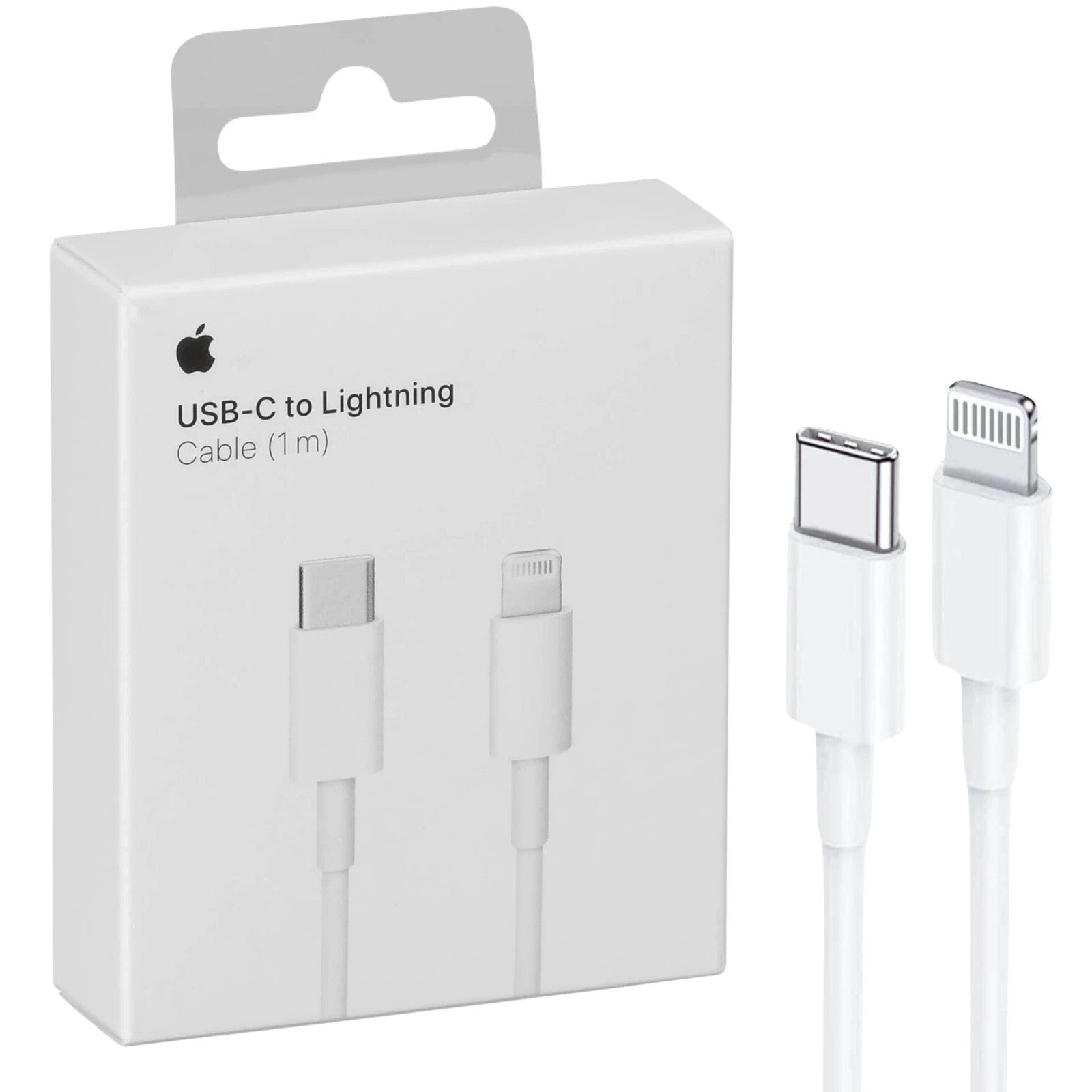 2x Original Apple Lightning zu USB-C Ladekabel 1m für iPhone 5 6 7 8 X XR XS SE
