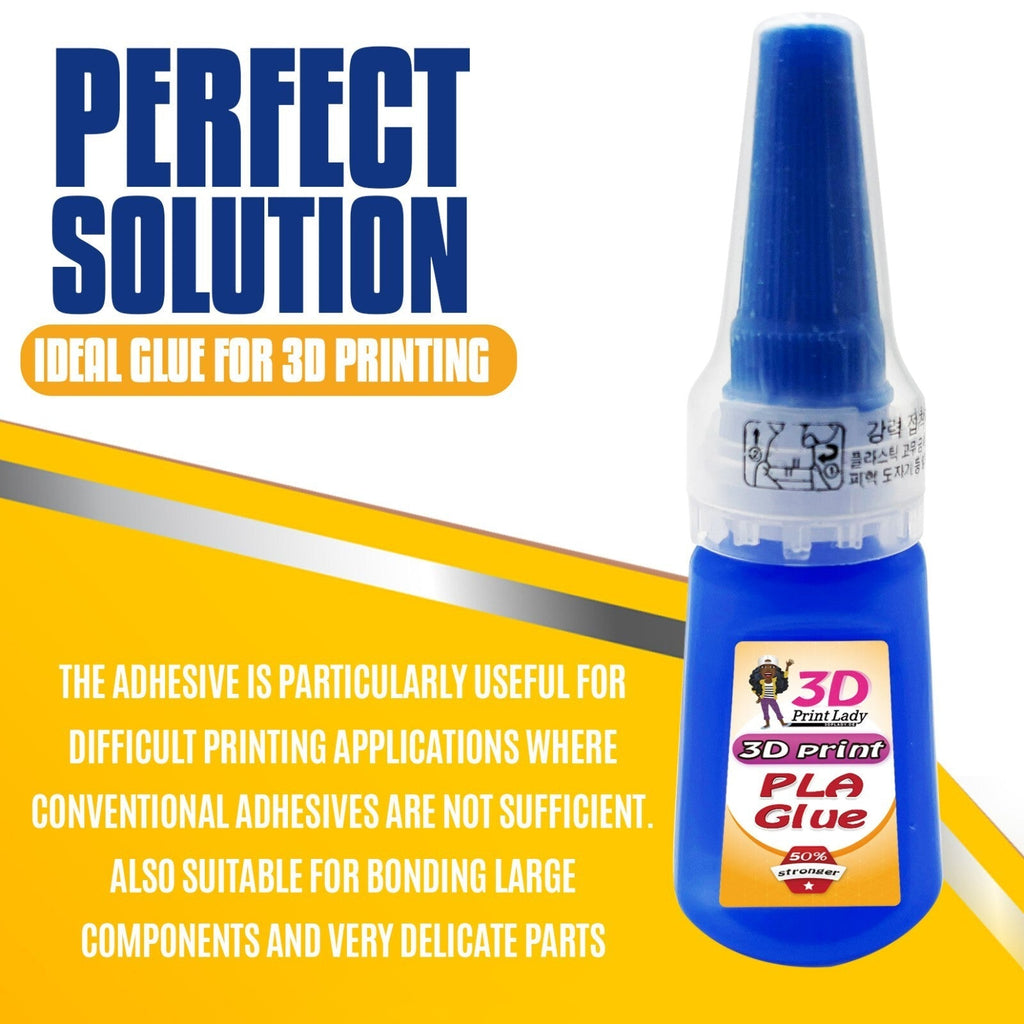 2er Pack 3D Drucker Kleber Kunstoff Sekundenkleber für kleben von 3D Objekten