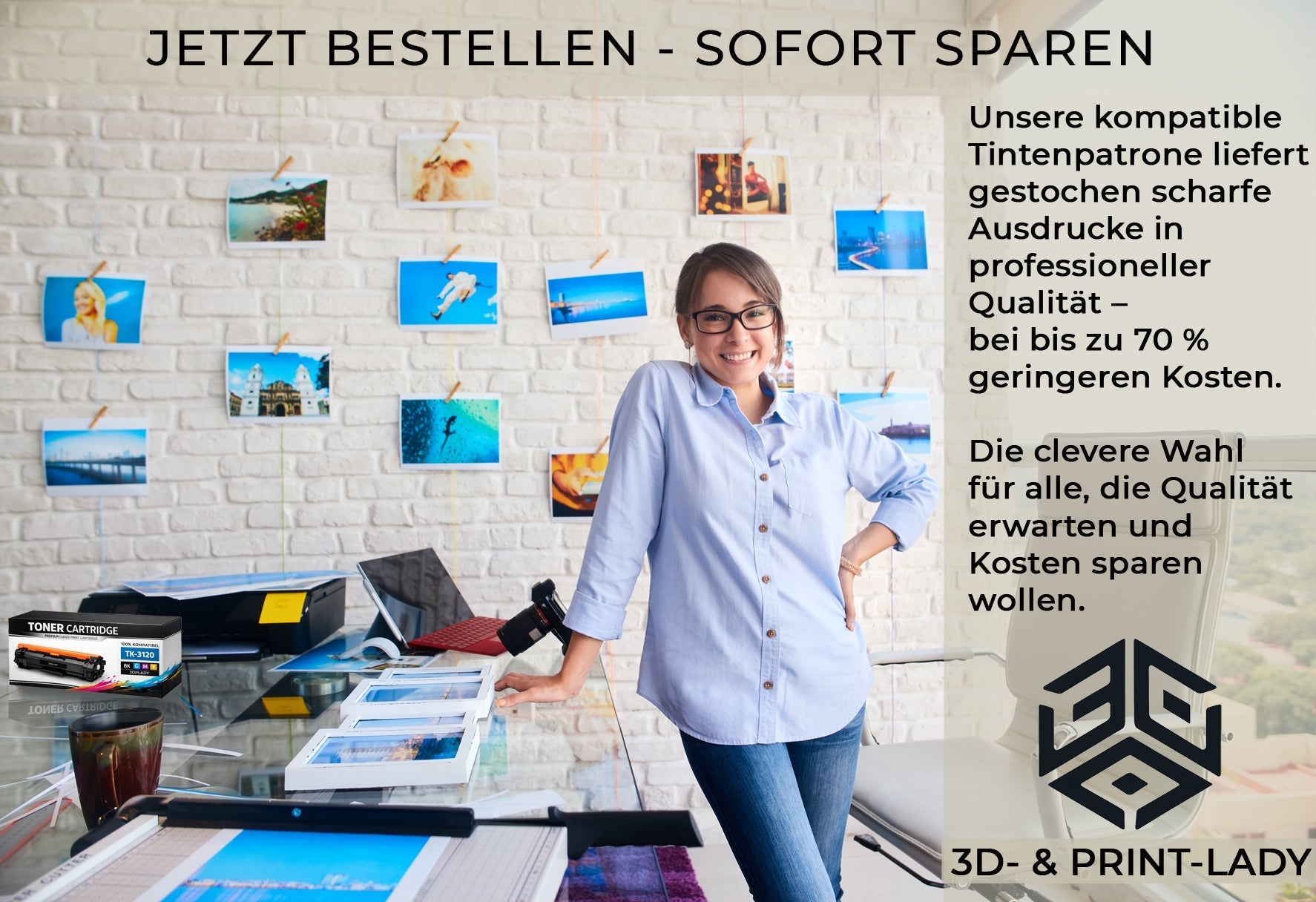 Tintenpatrone kompatibel für HP 302XLCMY(F6U67AE) Deskjet 1110 / 1111 / 1112 / 2130 / 2131 / 2132 / 2133 / 2134 / 2136 / 2138 / 3630 / 3632 / 3634 / 3636 / 3637 / 3638 / 3639 Envy