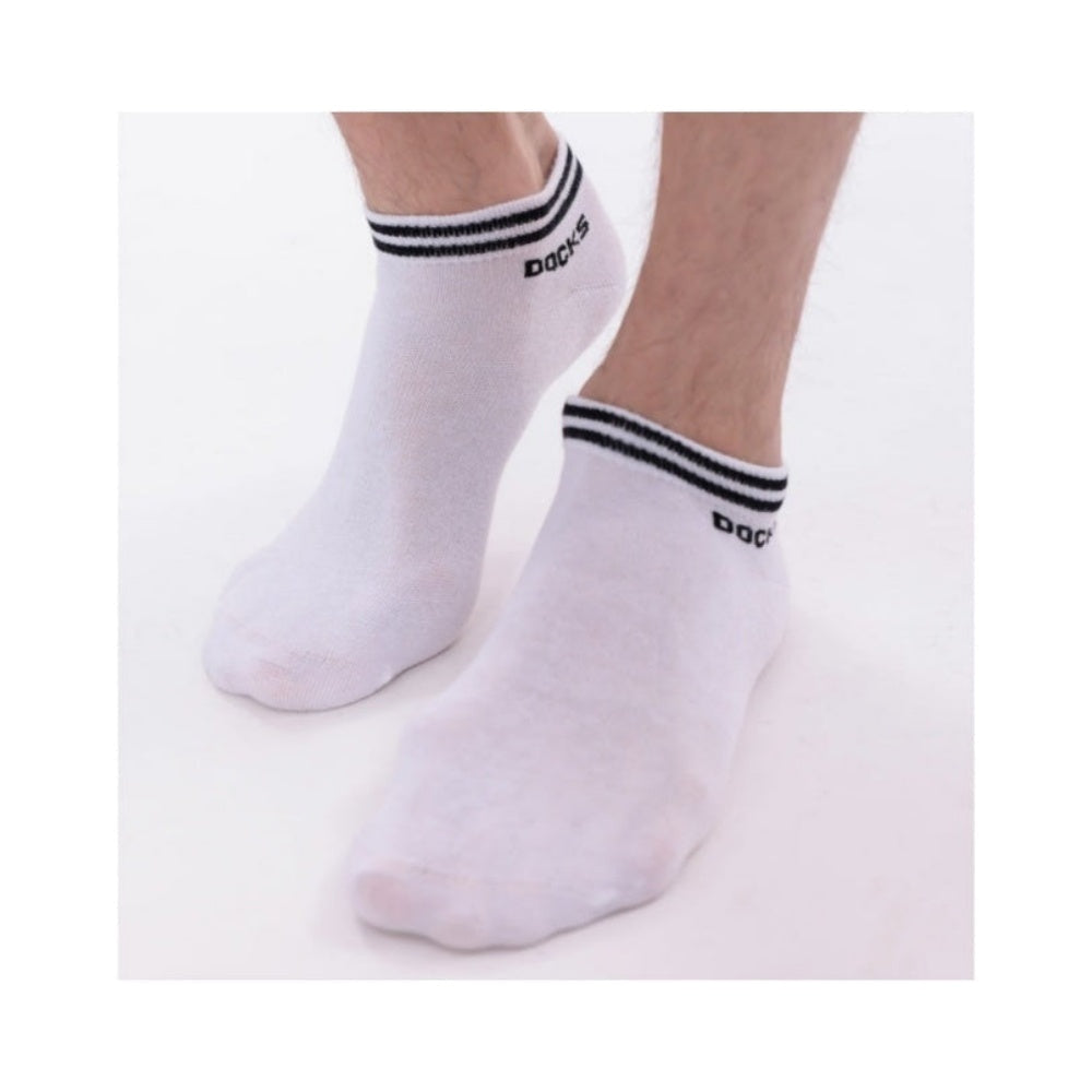 12er Pack DOCKS Sneaker Socken Baumwolle Atmungsaktive Damen & Herren weiß 43-46
