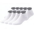 9er Pack DOCKS Sneaker Socken Baumwolle Atmungsaktive Damen & Herren weiß 43-46
