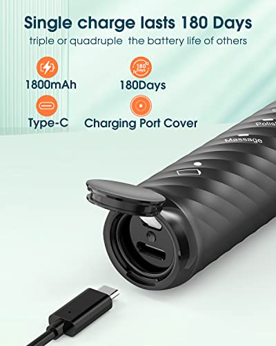 Elektrische Zahnbürste Schallzahnbürste, eine Ladung für 180 Tage!