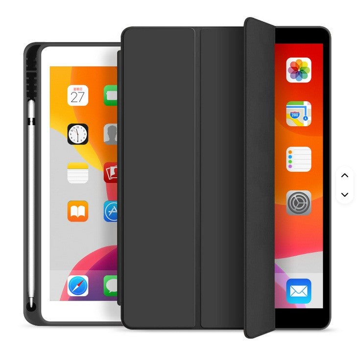 Case Schutzhülle Apple iPad 9 / 8 / 7 2021 / 2020 / 2019 10.2"+ Schwarz Stift Halterung