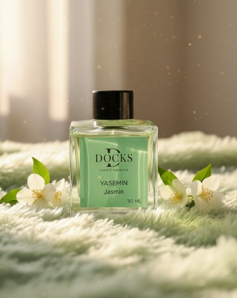 DOCKS Raumduft Diffuser mit Stäbchen – Verschiedene Düfte zur Wahl, 110ml Mango