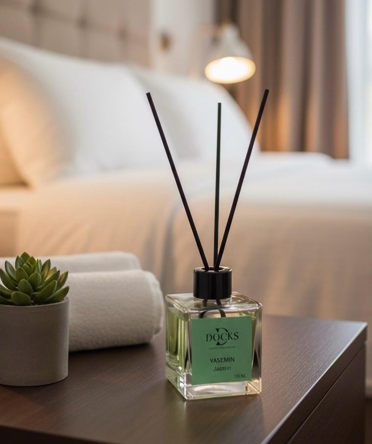 2x Set DOCKS Raumduft Stäbchen Lufterfrischer Duftstäbchen JASMIN 220ml