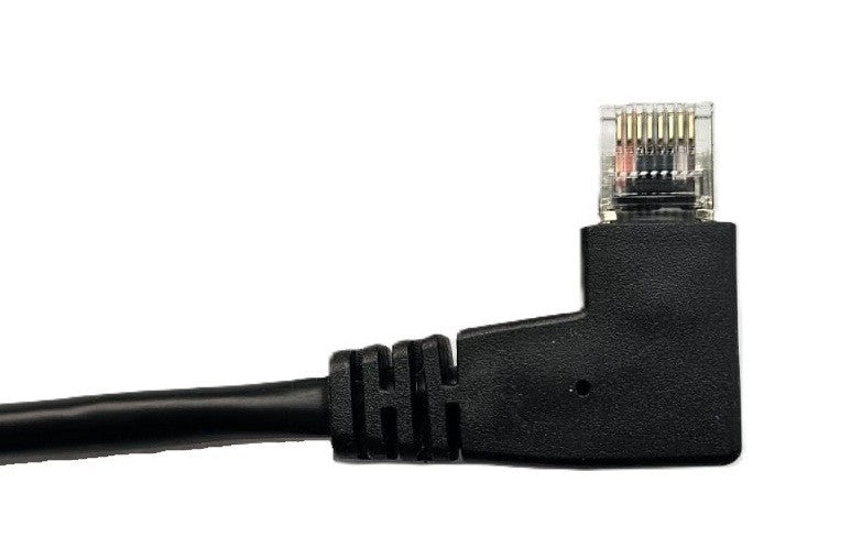 Netzwerk Ethernet Kabel 90°Rechts Winkel 80cm CAT6 S / FTP Patchkabel RJ45 DSL LAN