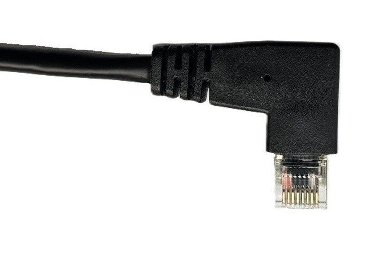 Netzwerk Ethernet Kabel 90°Links Winkel 80cm CAT6 S / FTP Patchkabel RJ45 DSL LAN