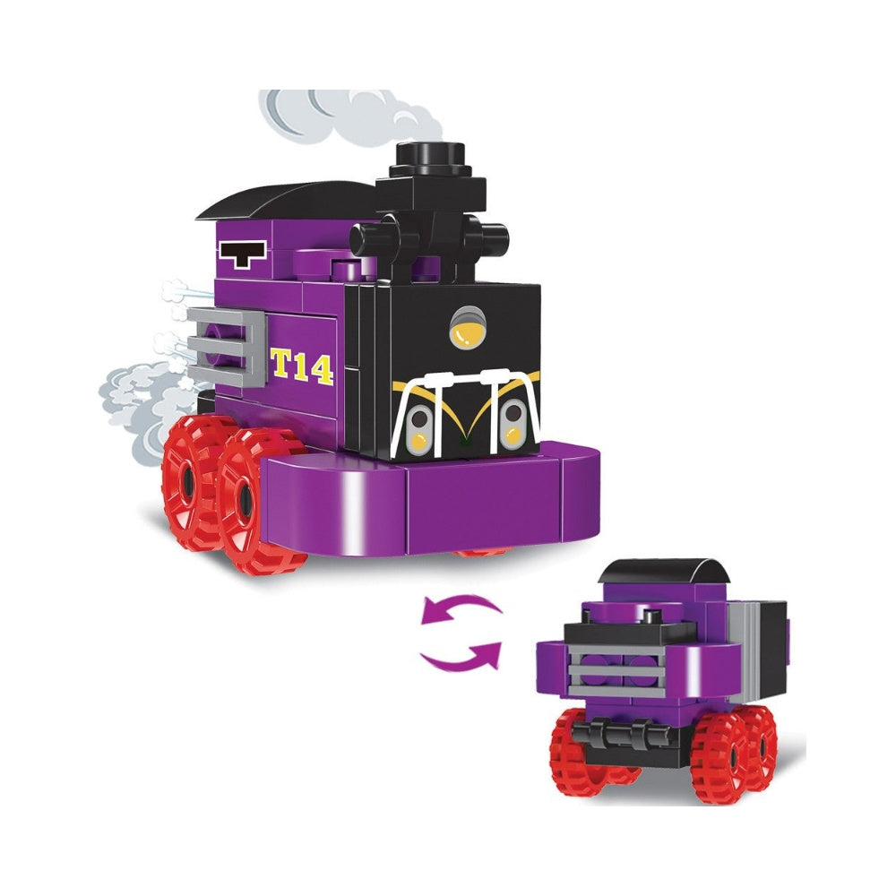 12x Überraschungsei Lokomotive 🚂 – Klemmbaustein Zug Spielzeug für Kinder 🎁