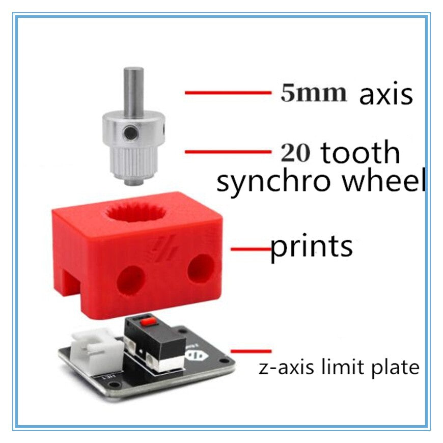 Voron 2,4 Dreizack Z Achse Endstop PCB Board Voron 2,4 Z Endstop Schalter