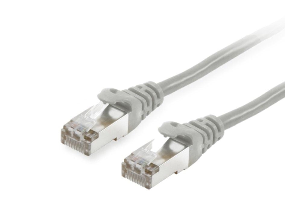 CAT6 Kabel S / FTP Patchkabel RJ45 DSL LAN Netzwerk Ethernet Kabel grau 1m- 15m 10 m