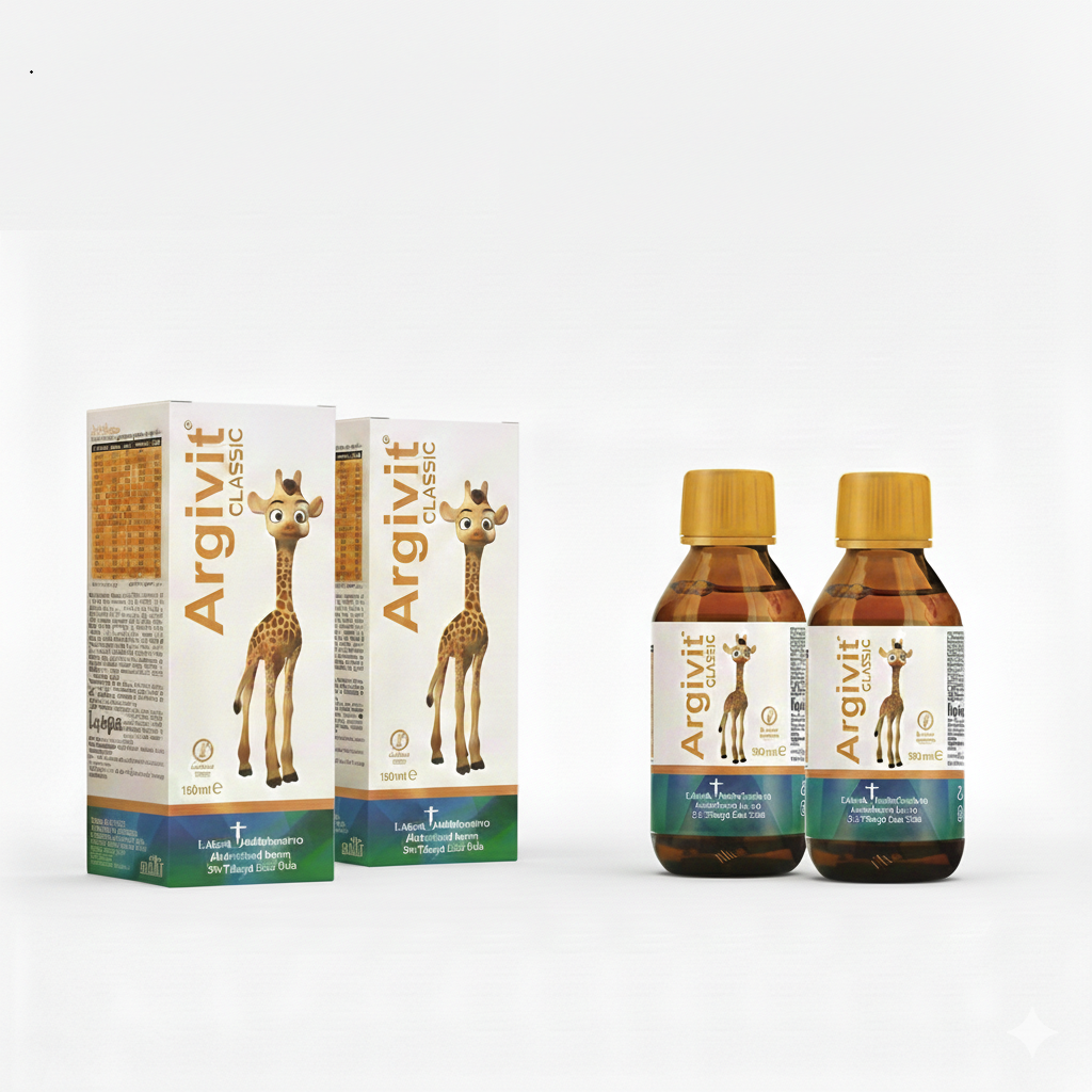 Argivit Classic Sirup – Vitamin- & Mineralmischung für Kinder 2 Stück