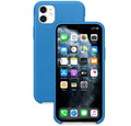 Silikon Tasche Case für Apple iPhone 11 Blau #MWYV2FE / A