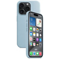 Silikon Tasche Case für Apple iPhone 15 Pro Max Hellblau, Light Blue MagSafe Model A3126 #MWNR3FE / A